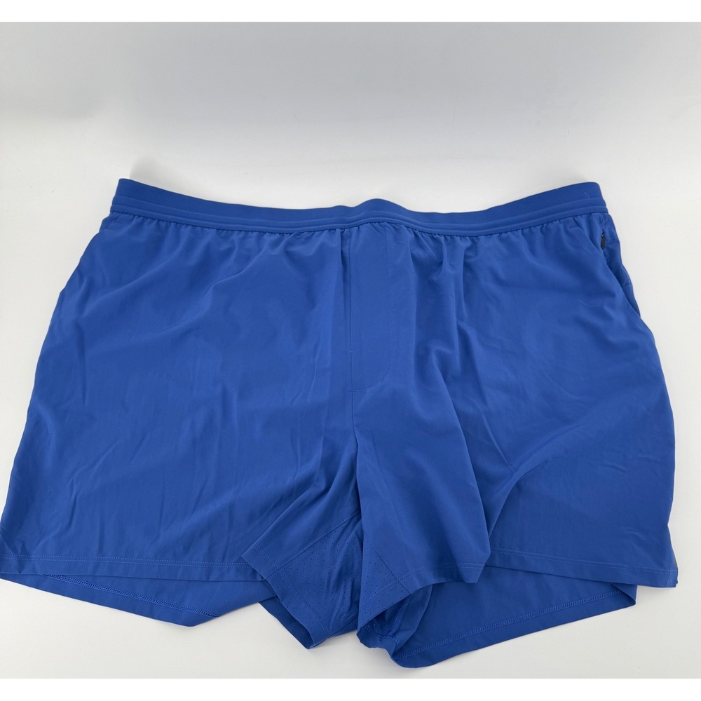DSG Men Accelerate Lined Short Bright Blue Size XXL 5 Inch Inseam